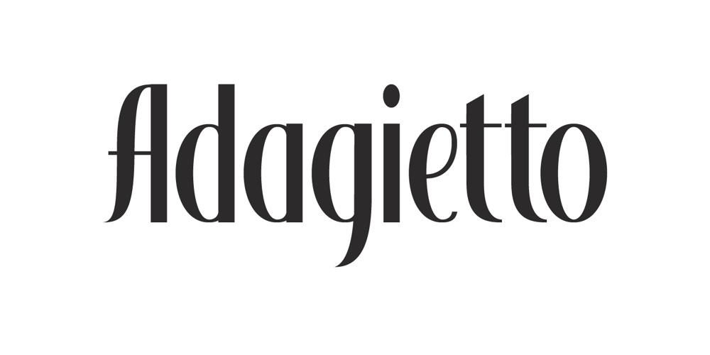 Adagietto font
