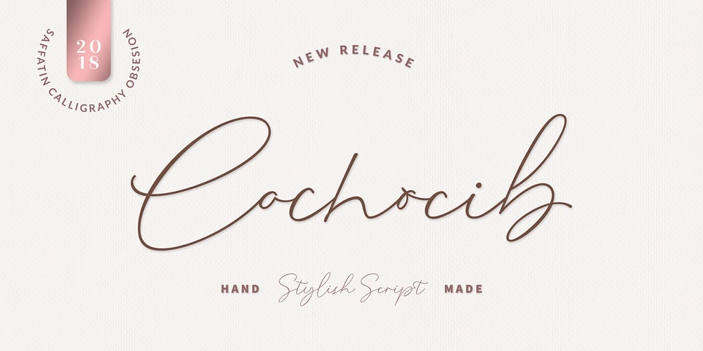 Cochocib Script Latin Pro font