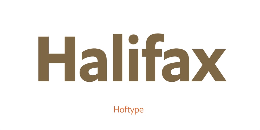 Halifax font