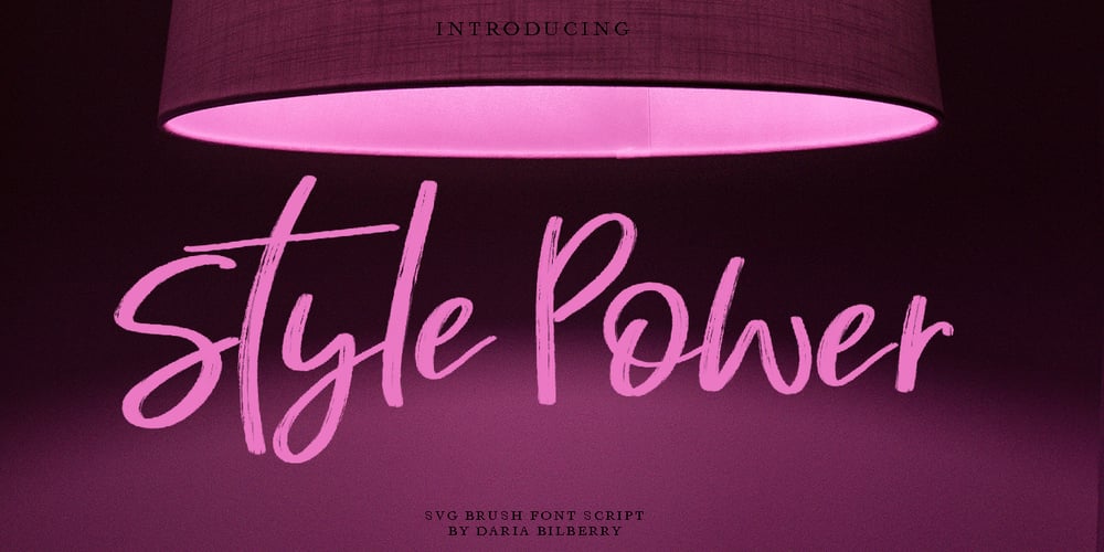 Style Power font