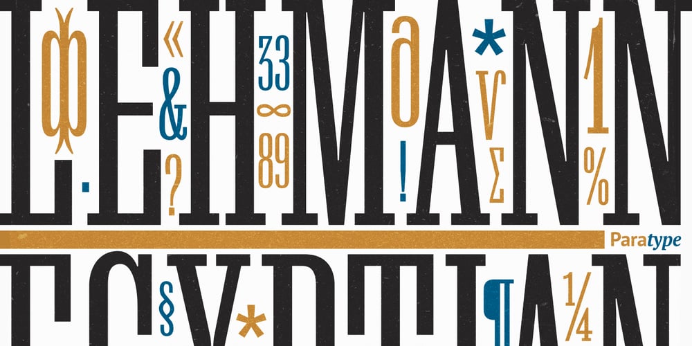 Lehmann Egyptian font