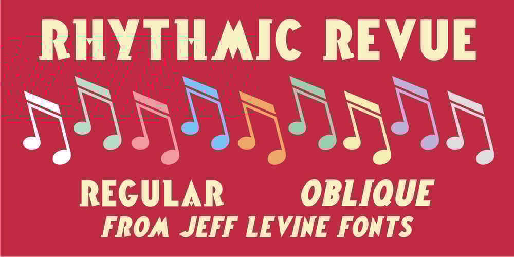 Rhythmic Revue JNL font