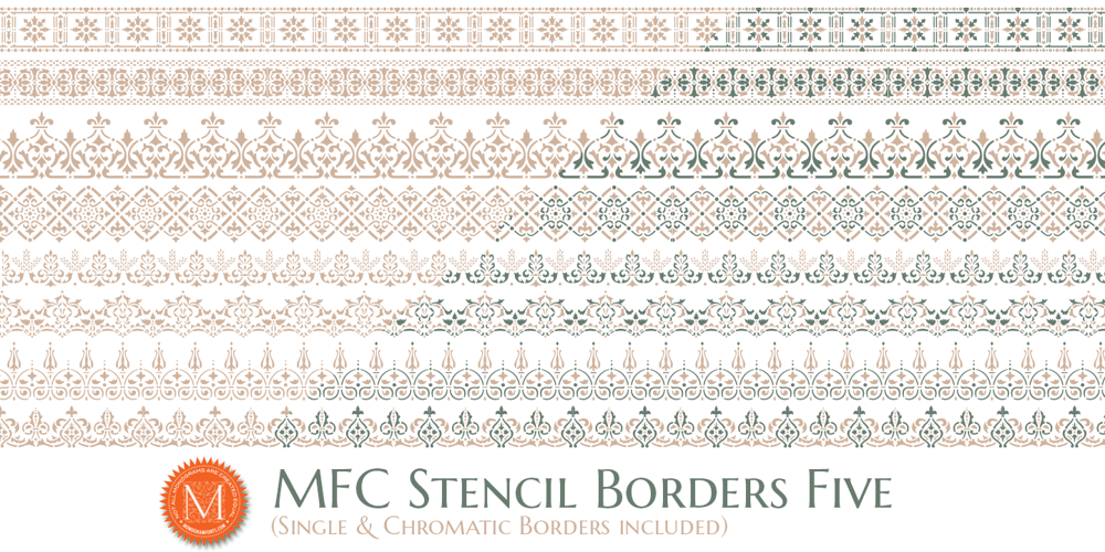 MFC Stencil Borders Five font