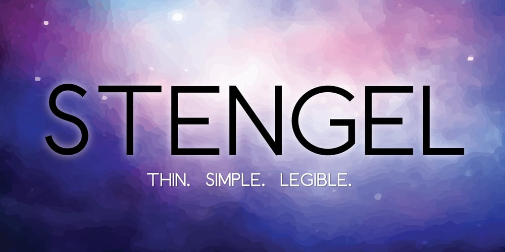 Stengel font