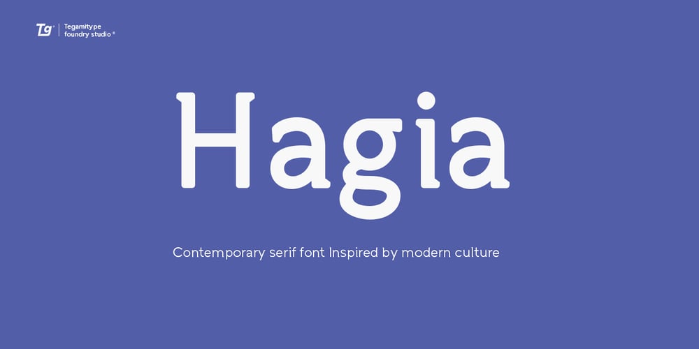 TG Hagia font