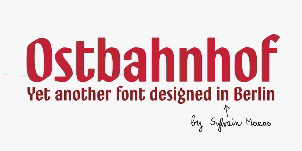 Ostbahnhof font
