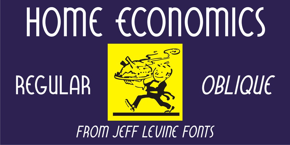 Home Economics JNL font