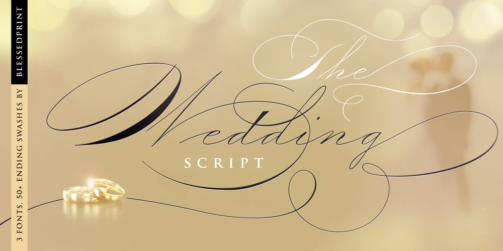 The Wedding Script font