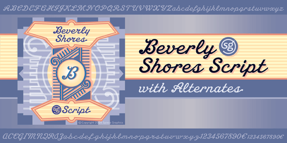 Beverly Shores Script SG font