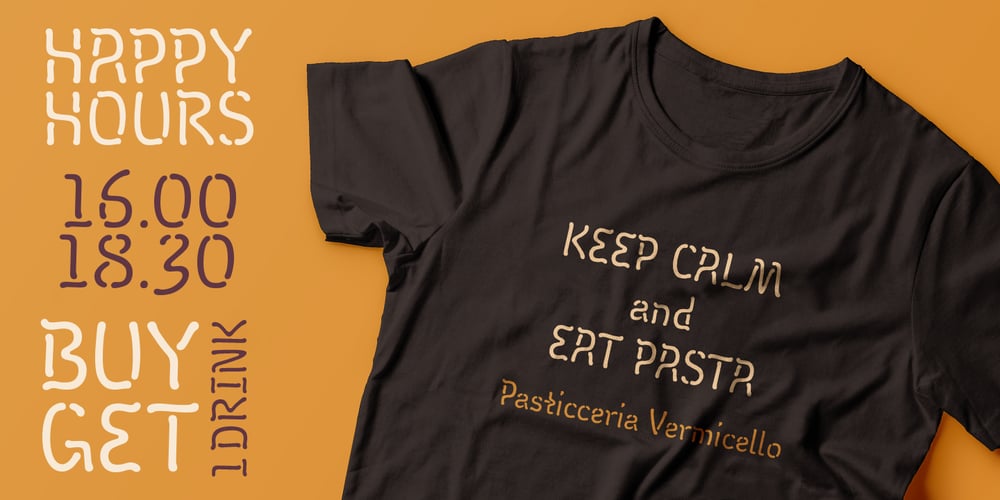 Vermicello font
