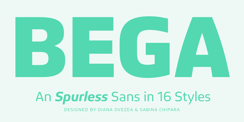 Bega font
