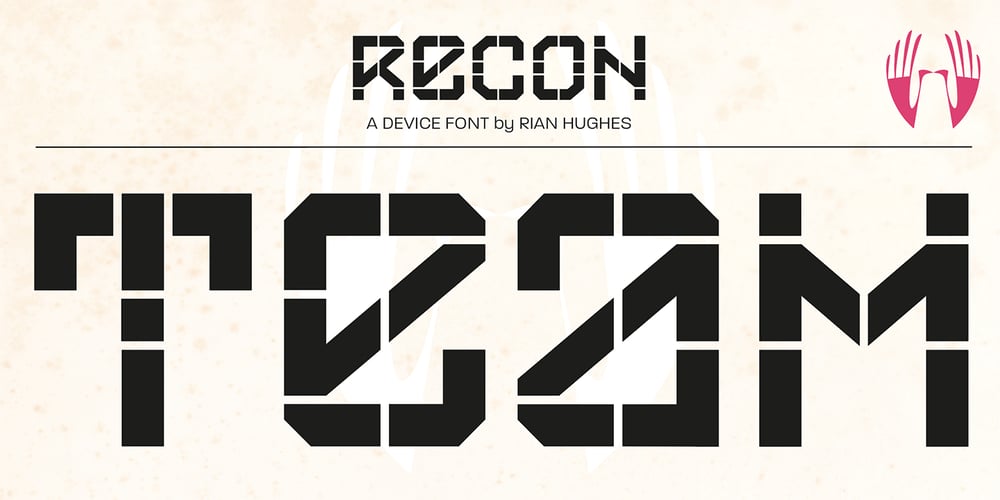 Recon font