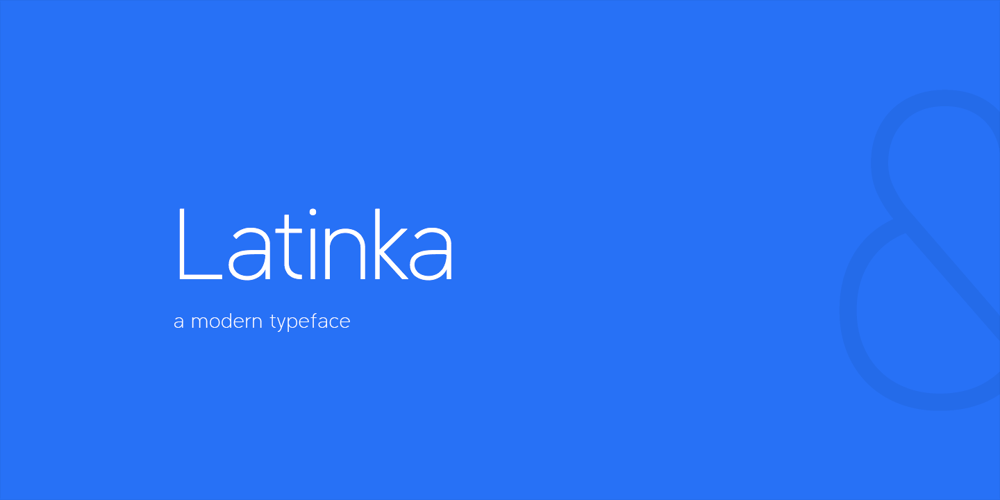 Latinka font