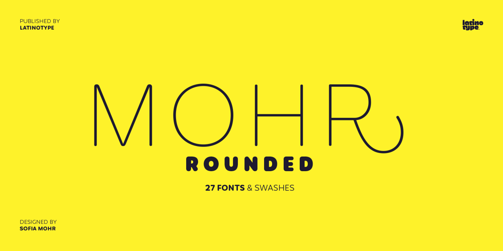 Mohr Rounded font
