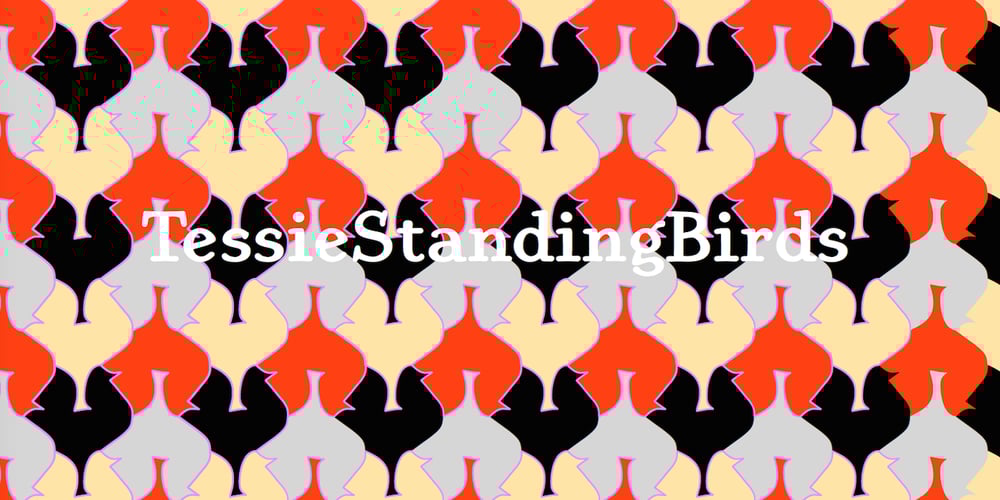 TessieStandingBirds font