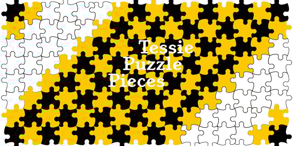 TessiePuzzlePieces font