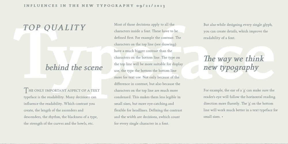 Portoluce font