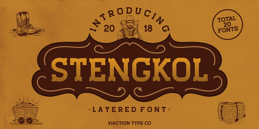 Stengkol font