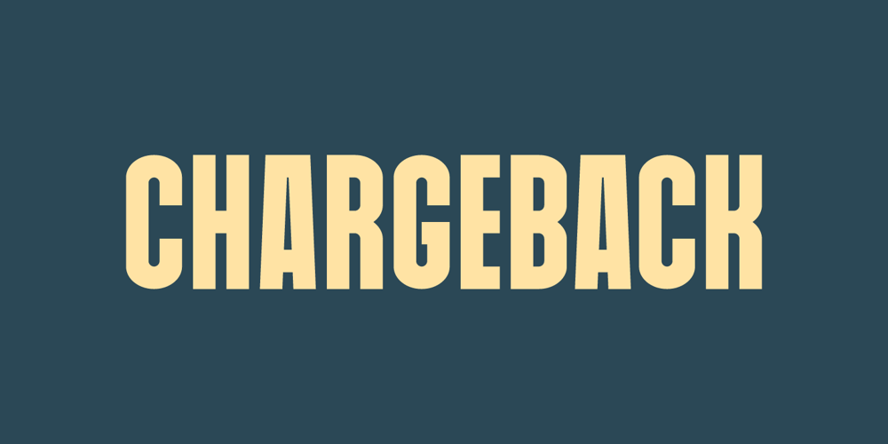 Chargeback font