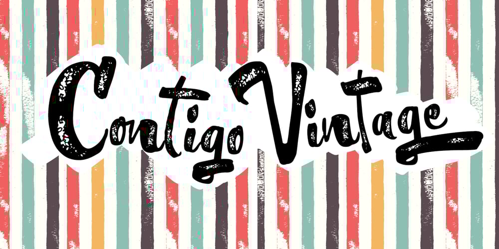 Contigo Vintage font