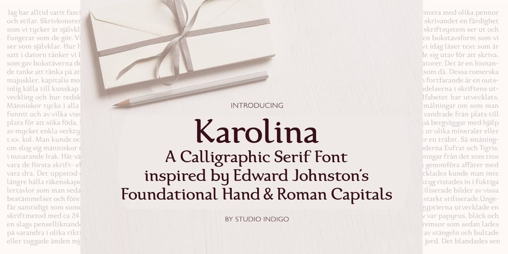 Karolina font