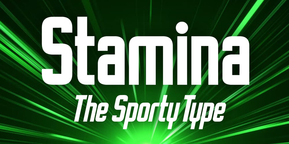Stamina font