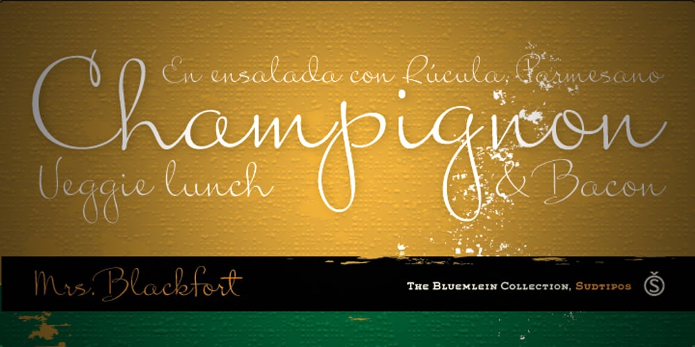 Mrs Blackfort Pro font