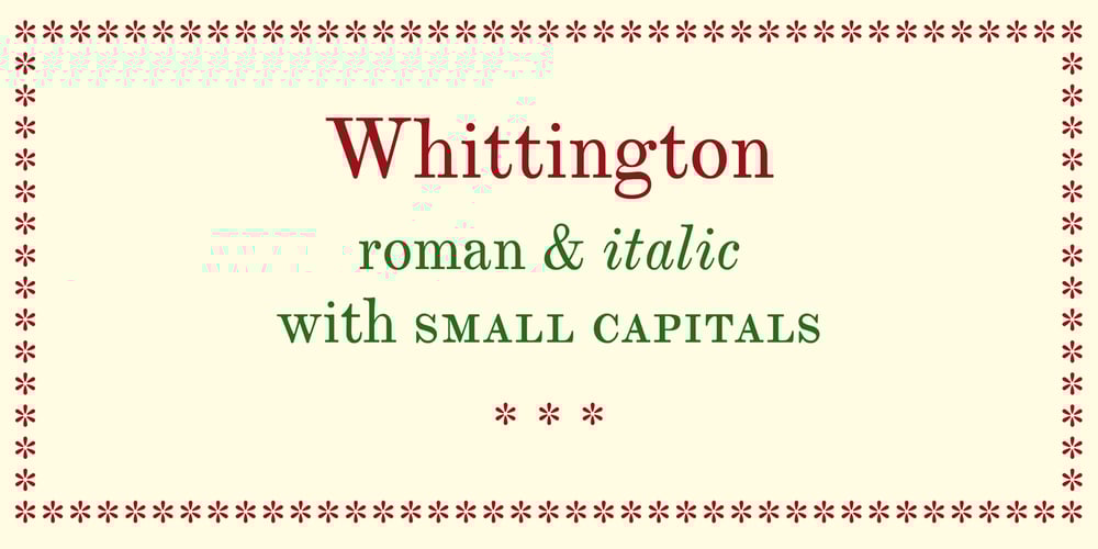 Whittington font