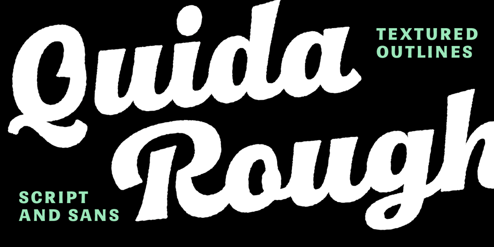 Quida Rough font