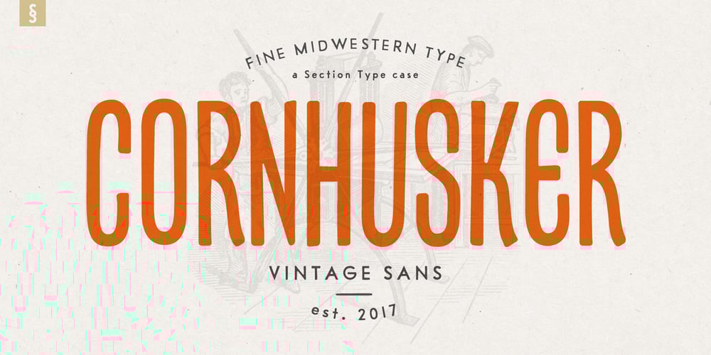 Cornhusker font