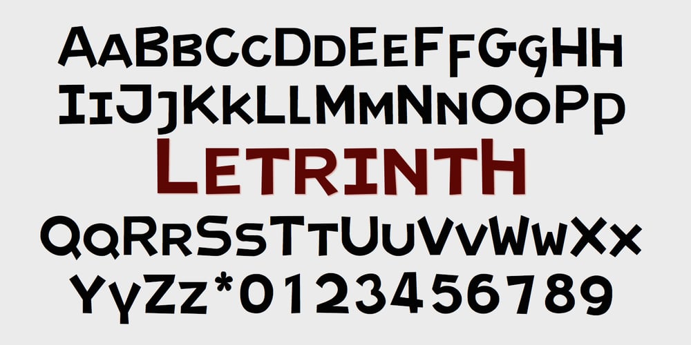 Letrinth font