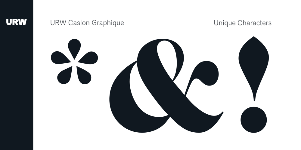Caslon Graphique font