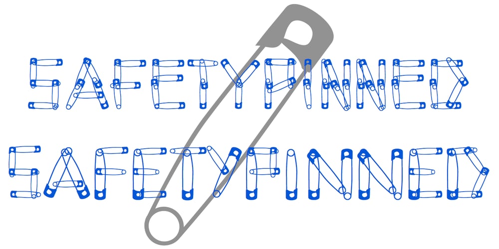 SafetyPinned font