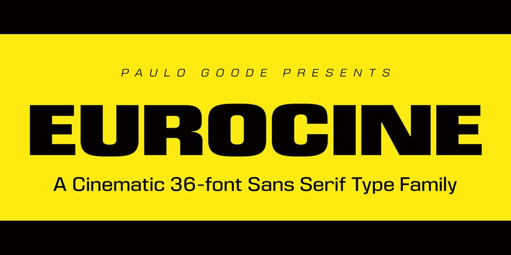 Eurocine font