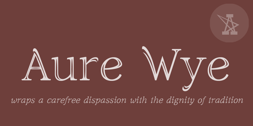 Aure Wye font