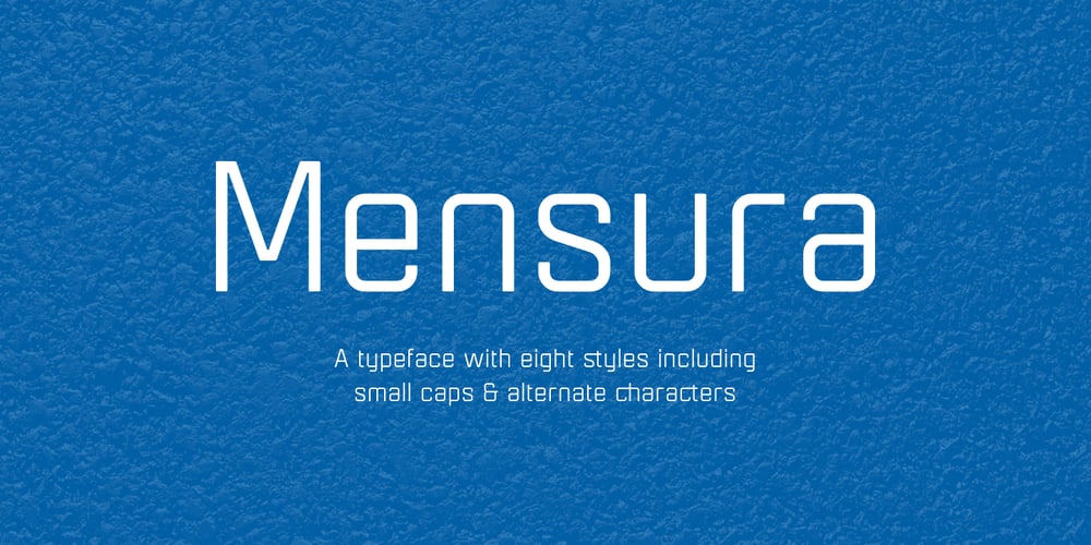 Mensura font
