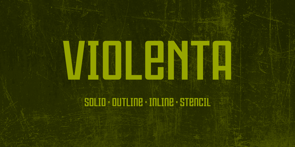 Violenta font
