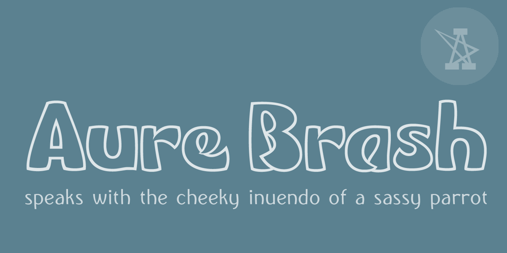 Aure Brash font