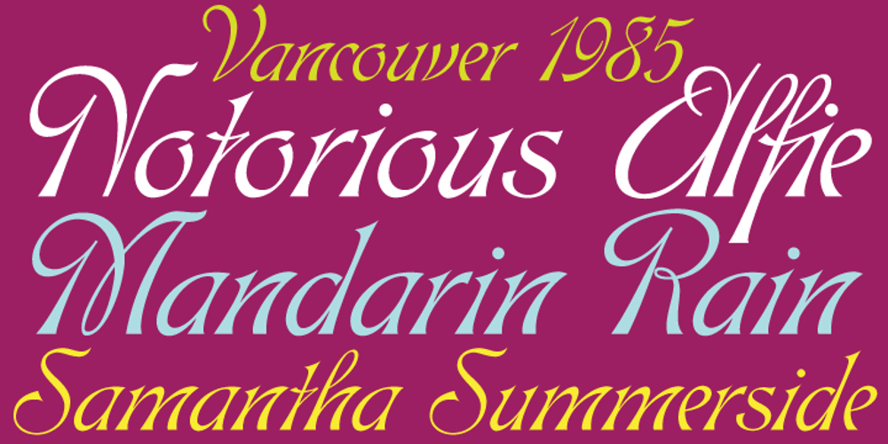 Hortensia font