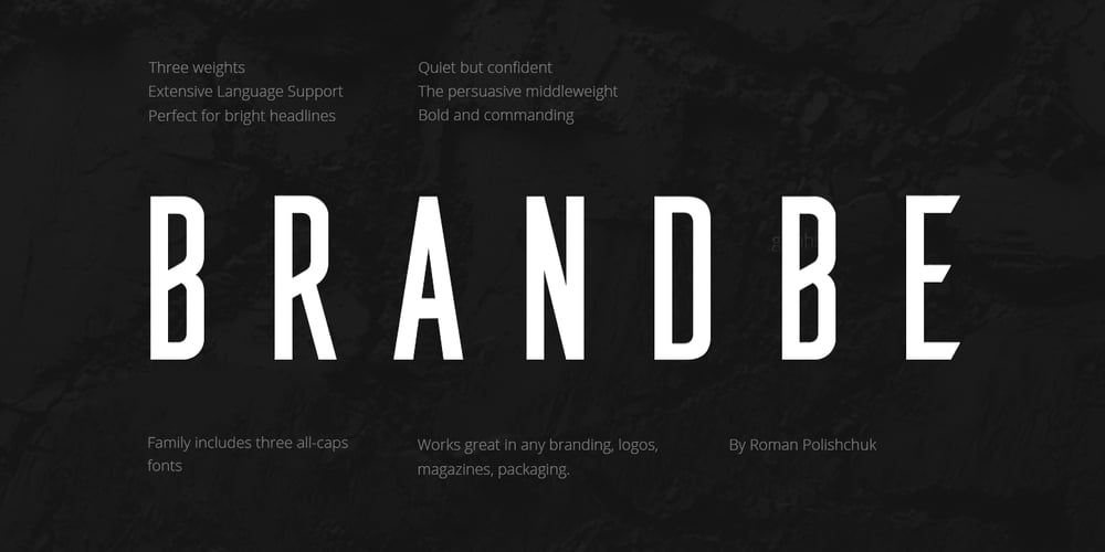 Brandbe font
