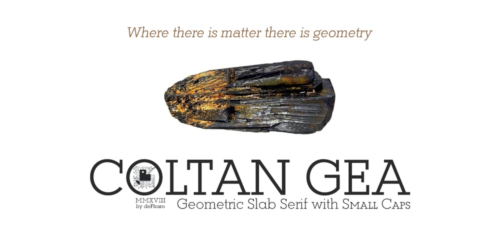 Coltan Gea font