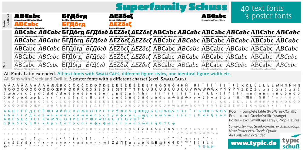Schuss Sans CG Poster Extrabold font