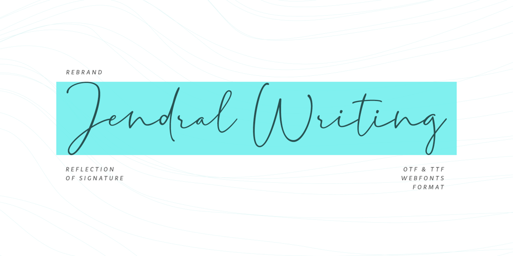 Jendral Writing Pro font
