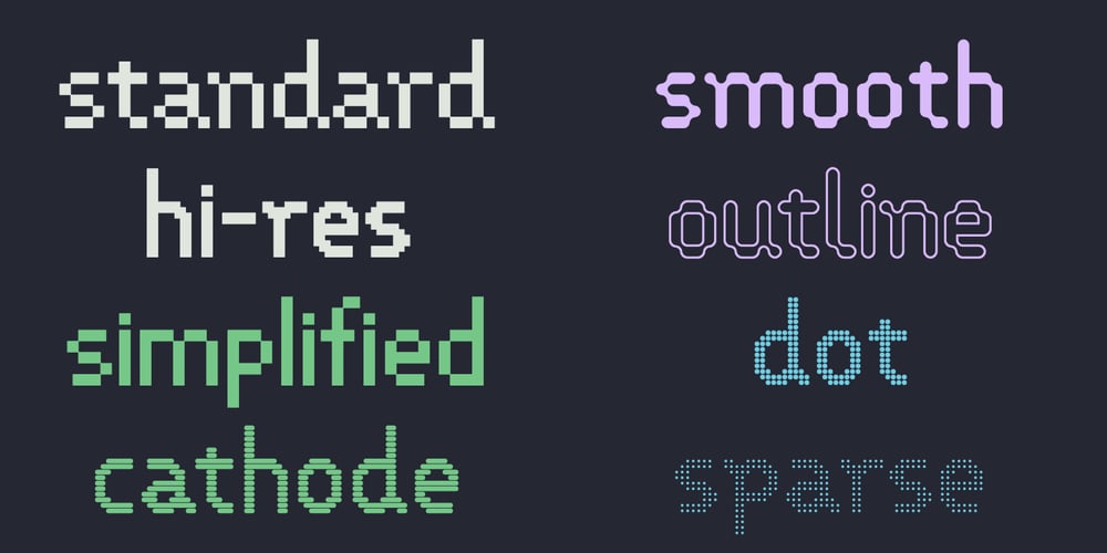 VP Pixel font