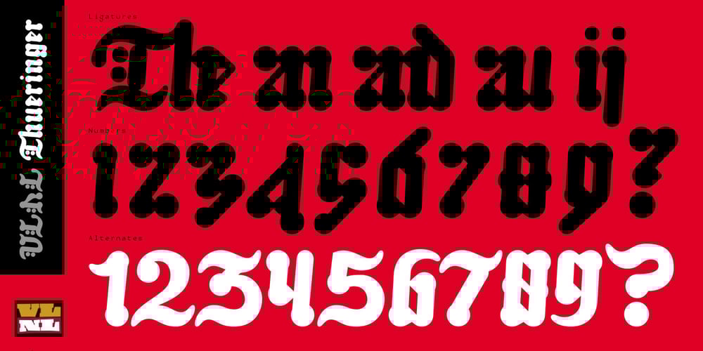 VLNL Thueringer font