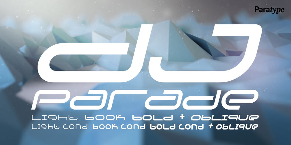 DJ Parade font