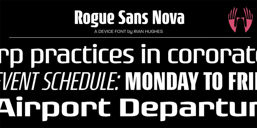 Rogue Sans Nova font
