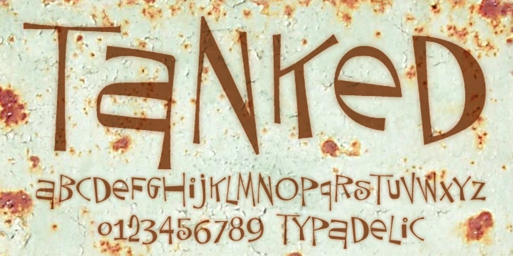 Tanked font