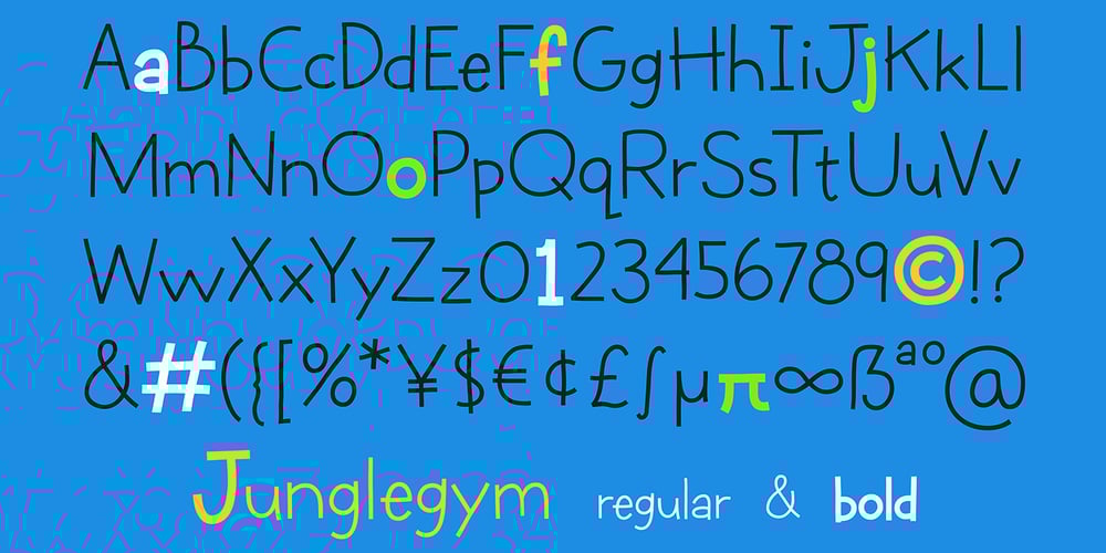 Junglegym font