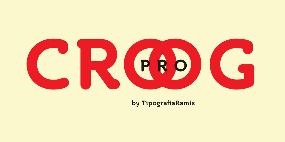 Croog Pro font